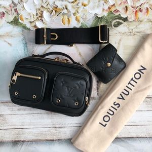 Brand new Louis Vuitton utility Empreinte noir bag